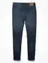 Jean Skinny Azul Talla 30 X 30 Hombre American Eagle
