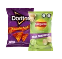 Margarita Snack Papa Frita Limón + Doritos Pasabocas Flamin Hot