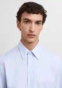 Camisa Pals Celeste Talla XL Hombre Mango