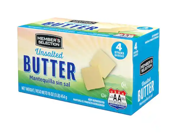 Members Selection Mantequilla Sin Sal  / 1 Lb