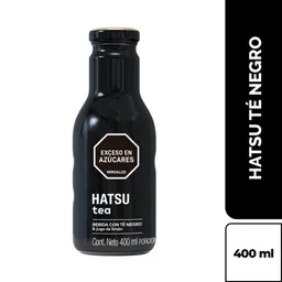 Hatsu té Negro Vidrio 400 mL