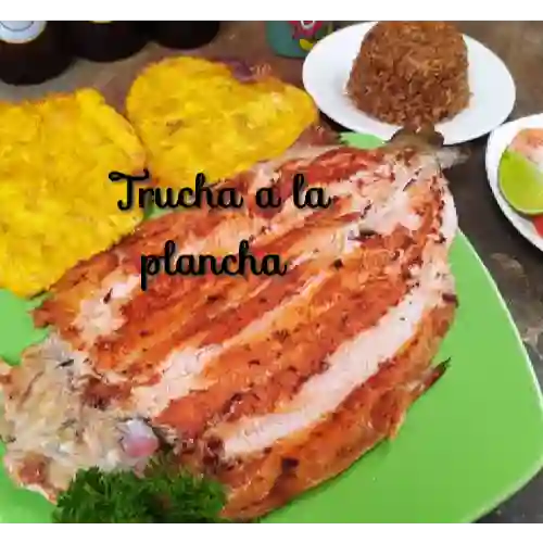 Trucha a la Plancha Mediana