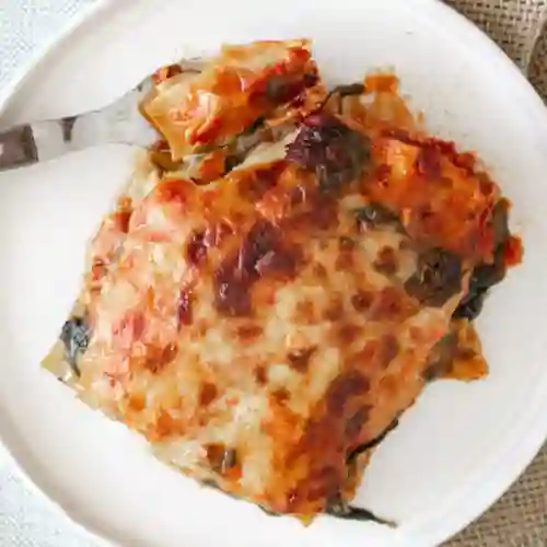 Lasagna de Pollo Miel Mostaza