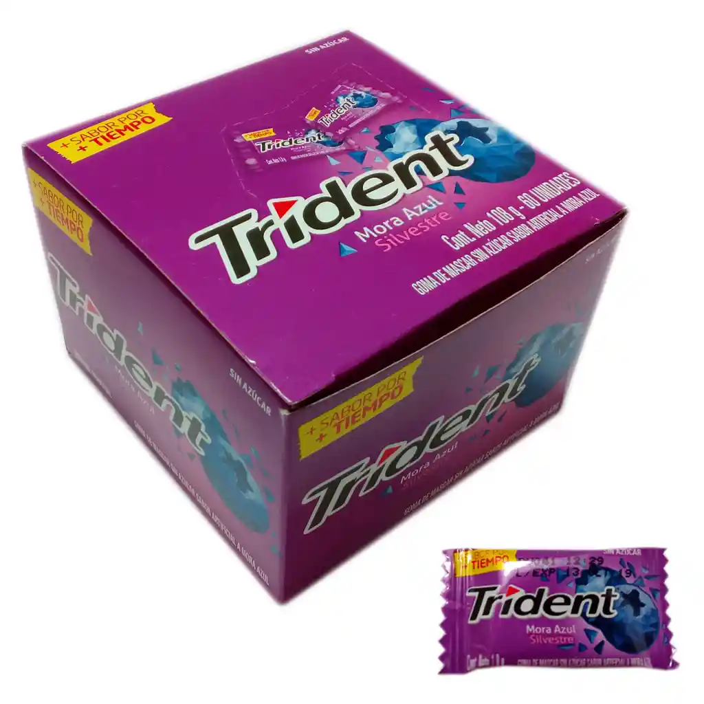Trident Mora Azul Caja