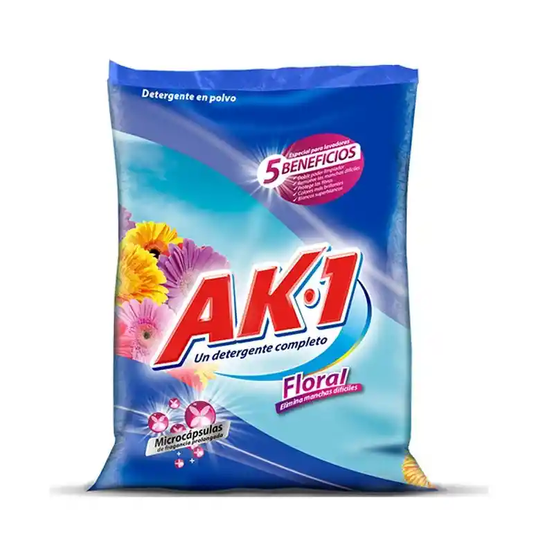 Ak-1 Detergente en Polvo Aroma Floral