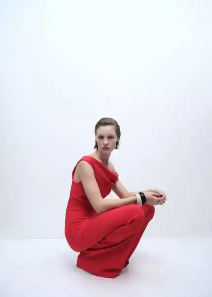 Enterizo Mono Yes Rojo Talla M Mujer Mango