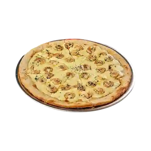 Pizza de Camarones Al Ajillo