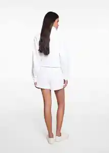 Short Cargo W Off White Talla 19 Niñas Mango