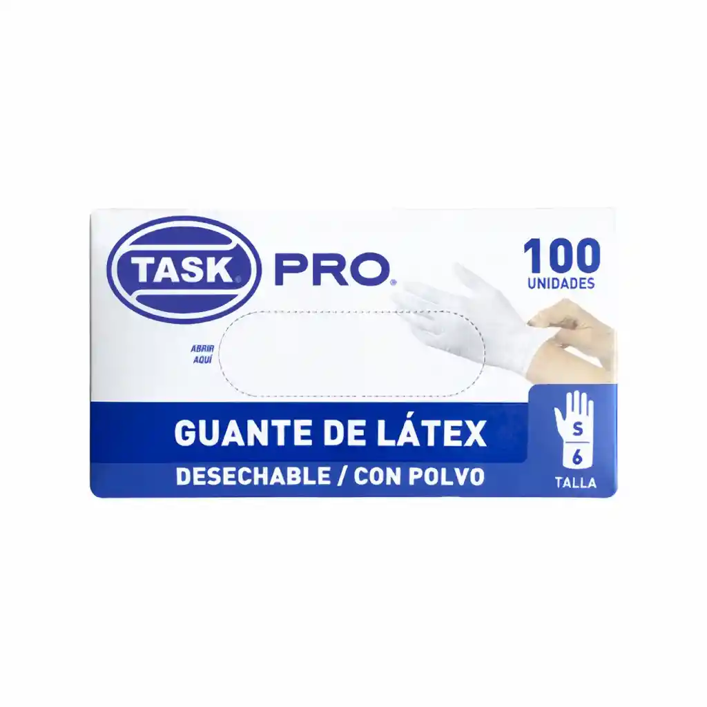 Task Guante de Latex Talla L