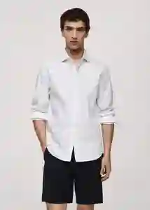 Camisa Palmar Blanco Talla XL Hombre Mango