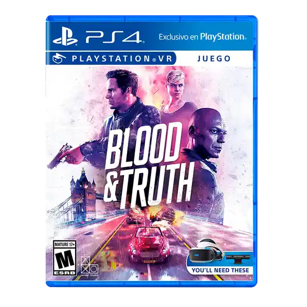 Ps4 Videojuego Psvr Blood & Truth Latam