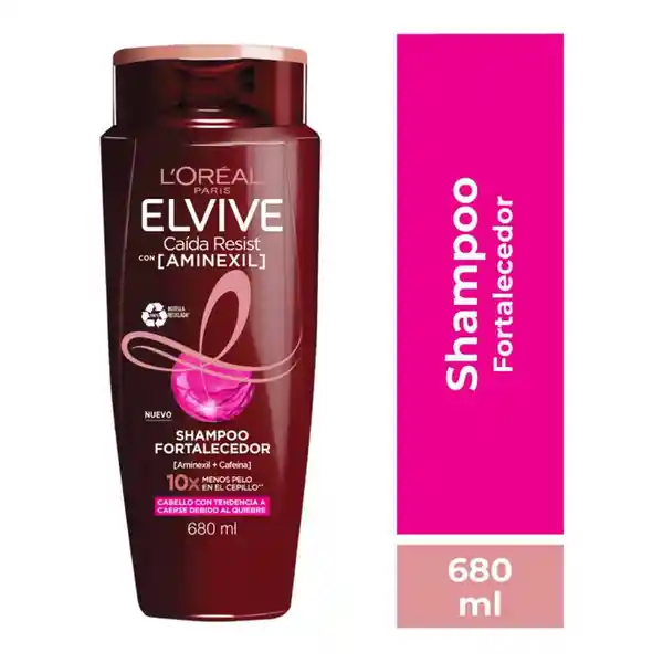 Elvive Shampoo Caída Resist con Aminexil