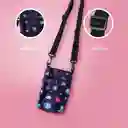 Bolso Crossbody Para Celular Negro Serie Miniso