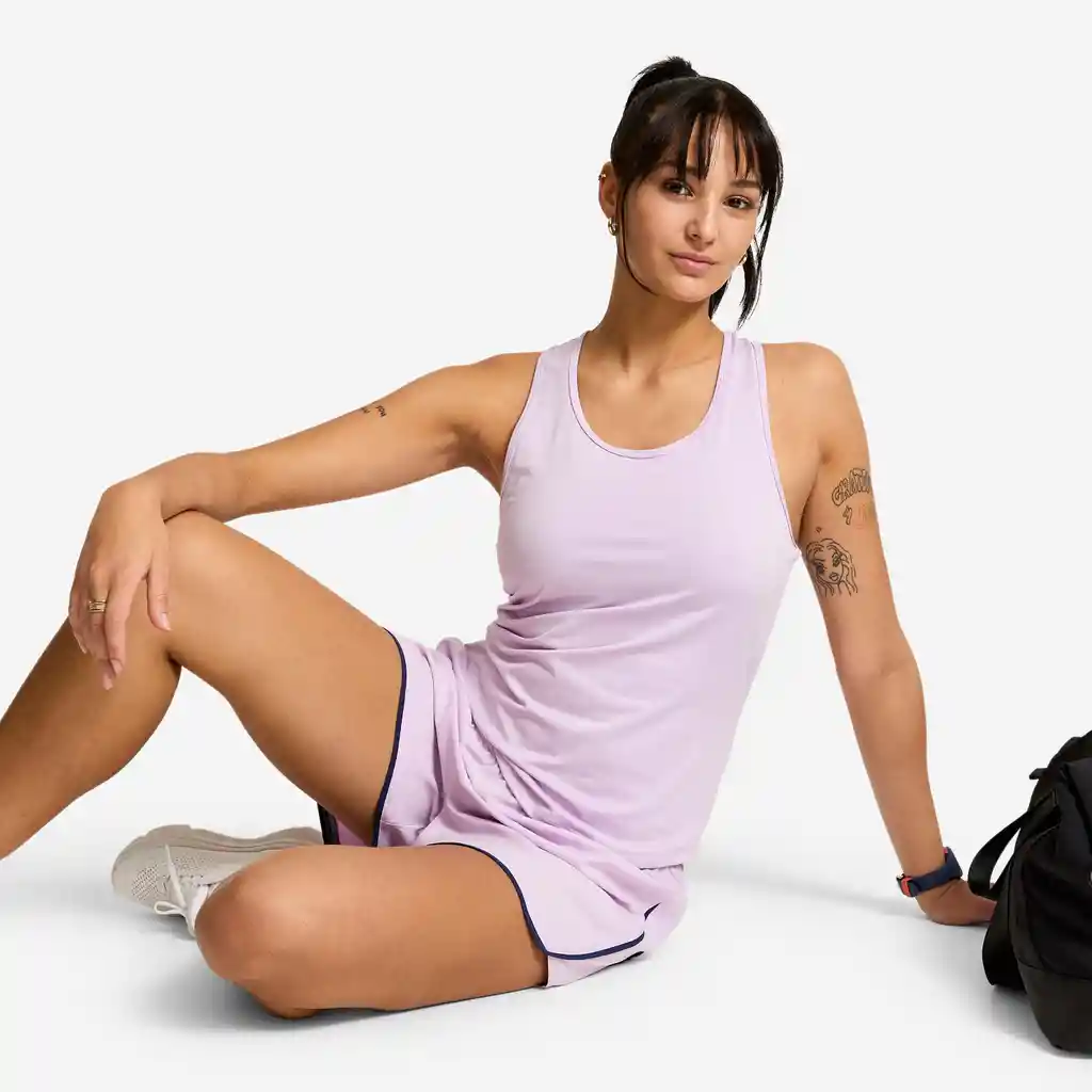 Esqueleto Fitness Mujer Espalda Natación Morado