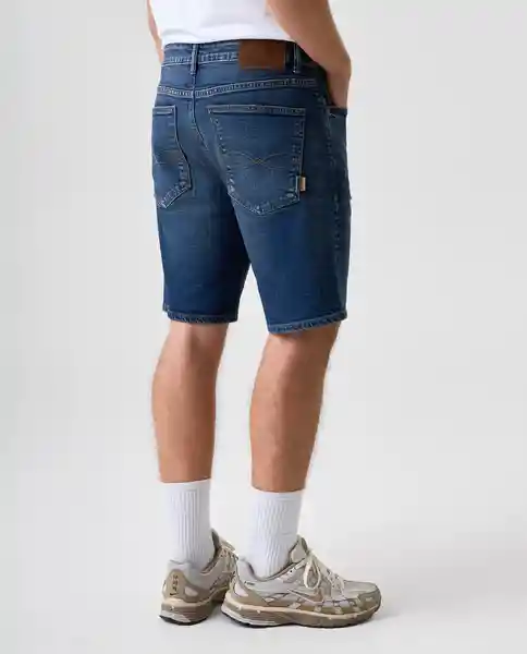 Bermuda Hombre Azul Talla 32 552G001_AZU174021