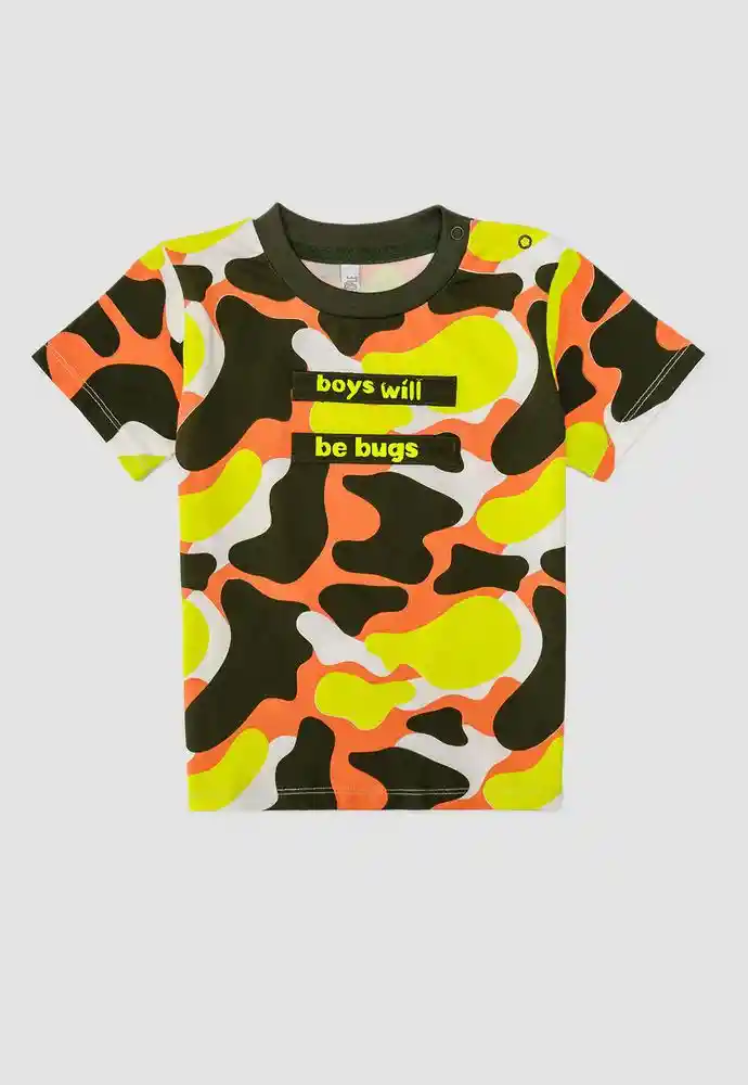 Camiseta Manga Corta 12/18mese-estamp 2