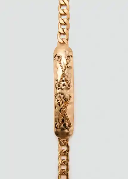 Cinturón Chainy Oro Talla M Mujer Mango