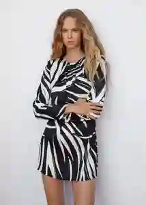 Vestido Delfina Negro Talla XS Mujer Mango