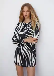 Vestido Delfina Negro Talla XS Mujer Mango