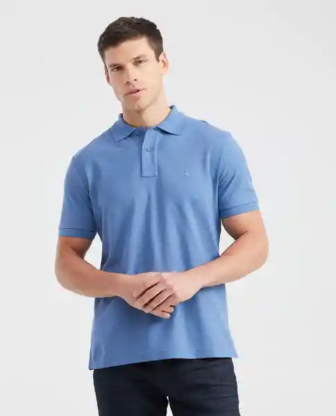 Camiseta Polo Clasic Azul Mezclilla Medio S Chevignon