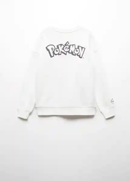 Sudadera Pikacrew Offwhite Talla 12 Niños Mango