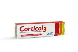 Corticol 3 (gentamicina/betametasona/clotrimazol) Tubo