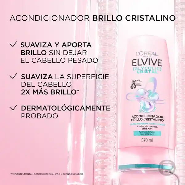 Acondicionador L'Oréal Paris Elvive Glycolic Crystal