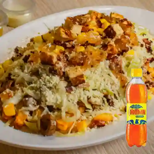 Salchipapa Nava 1 Persona + Colombiana 400ml