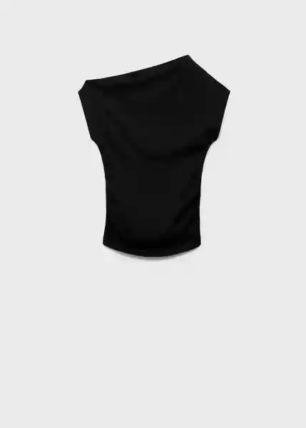 Top Juli Negro Talla S Mujer Mango