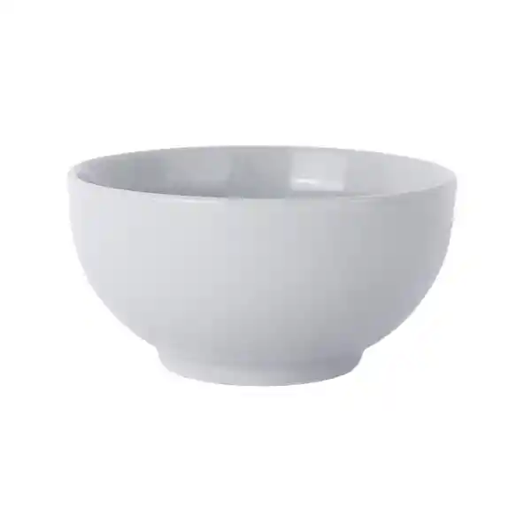 Tazón de Cerámica Serie Silver Grey Gris Miniso