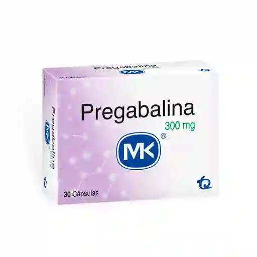 Mk Pregabalina Antiepileptico (300 Mg) Capsulas
