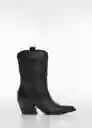 Botas Dolores Negro Talla 38 Mujer Mango