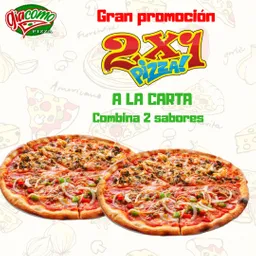 2x1 Pizzas Especiales Mediana