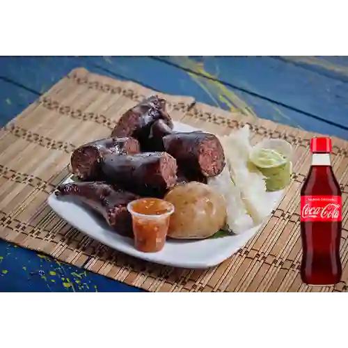 Rellena de Res,c/ Papá ,Yuca. + Cocacola Org 350ml