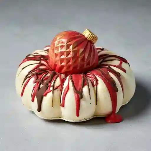 Cororna de Navidad Postre Helado