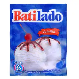 Batilado Mezcla para Preparar Helado Sabor a Vainilla