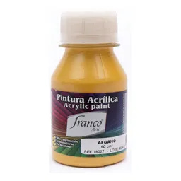Franco Arte Pintura Acrílica al Frío Afgano