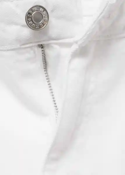 Jean Danila Blanco Talla 38 Mujer Mango