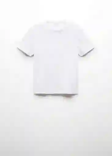 Camiseta Rita Blanco Talla XS Mujer Mango