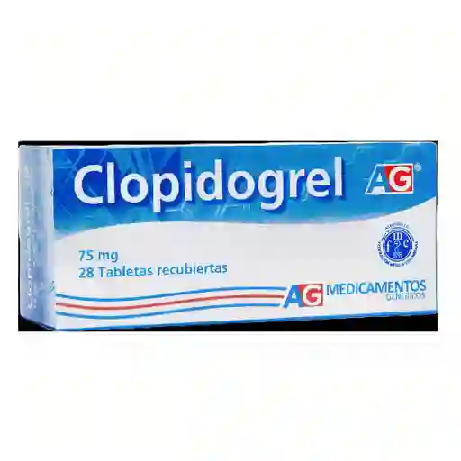 Clopidogrel American Generics (75 Mg) Tabletas Recubiertas