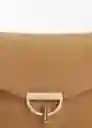 Bolso M Bruna Camel Talla 99 Mujer Mango