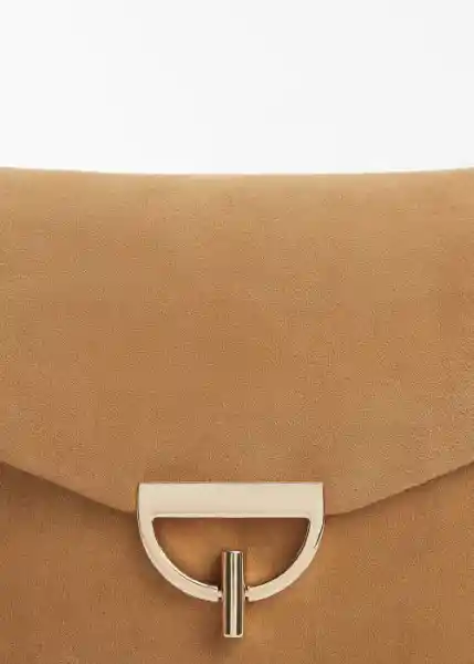 Bolso M Bruna Camel Talla 99 Mujer Mango