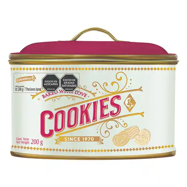 Colombina Galletas de Mantequilla Cookies Navidad