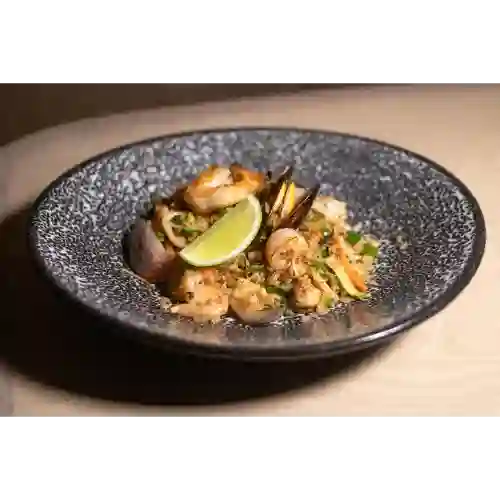 Arroz chaufa de mariscos