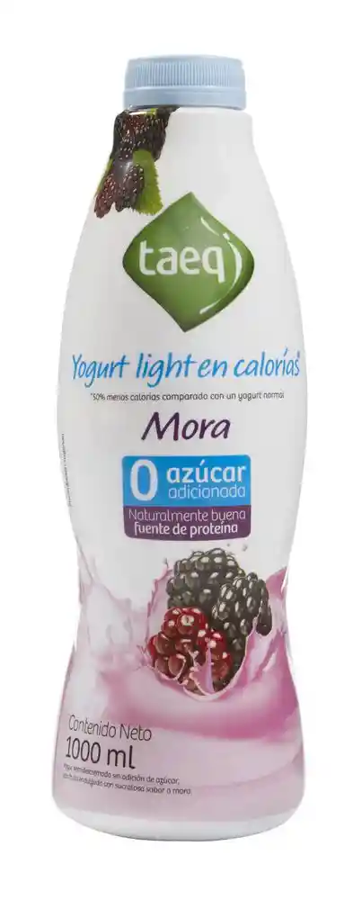 Taeq Yogurt Bebible Light Sabor Mora