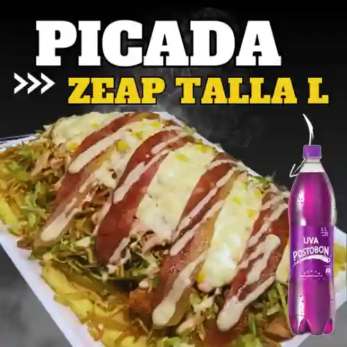 Picada Zeap (L) 3/4 Pers. + Uva Postobon 1L