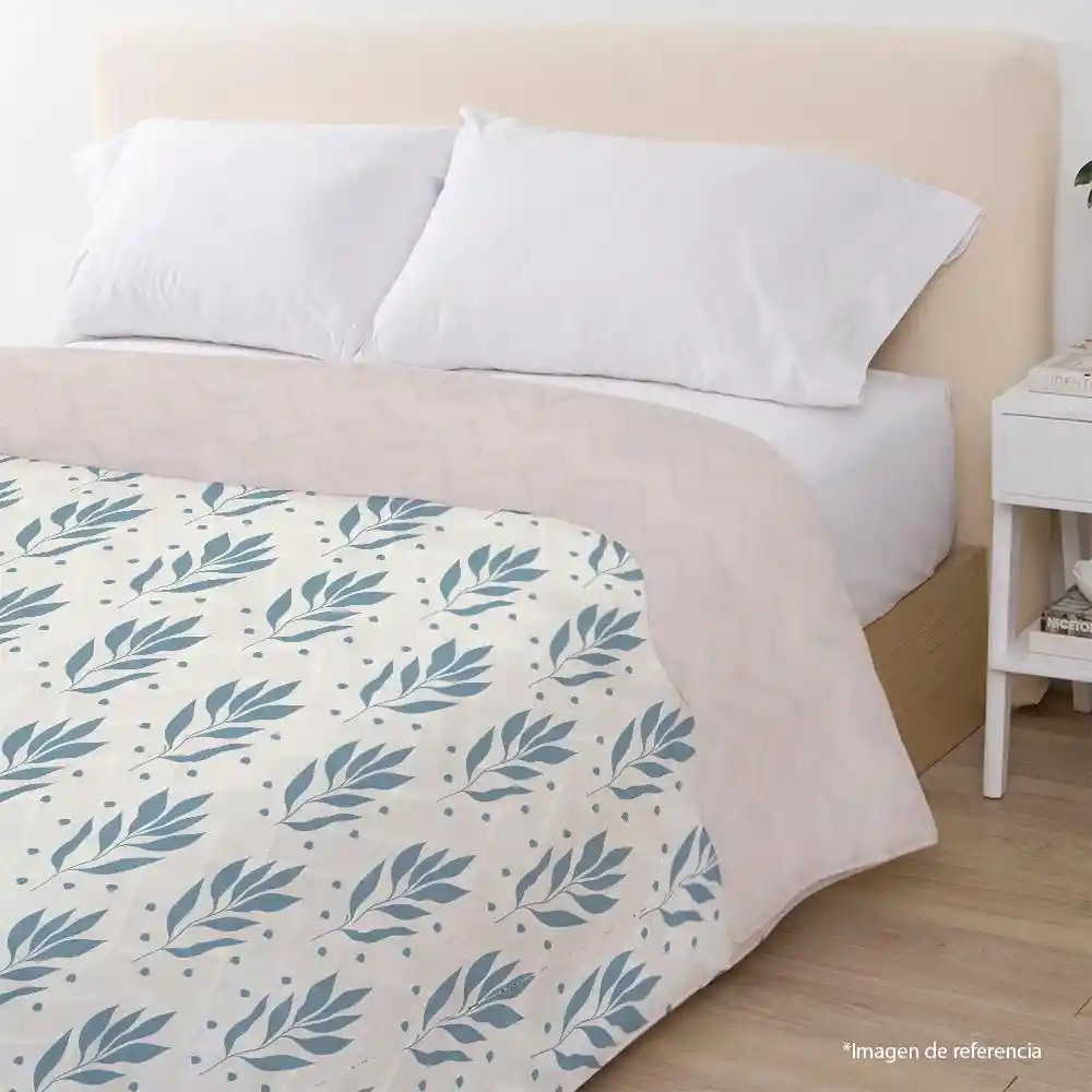 Edredon Estampado Exito Doble (140 X 190 Cm) Poliéster Grey