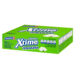 X-Time Chicles Sabor A Yerbabuena