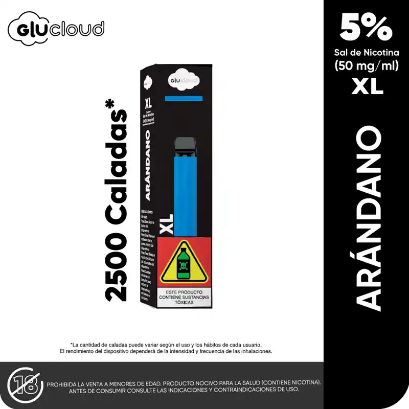 Glucloud Vapeador Arándano XL