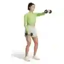 Adidas Camiseta Hiit Hr ls T Para Mujer Verde Talla S